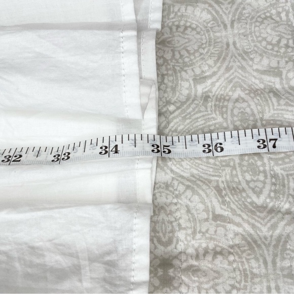 Aqua White Lace Inset Flounced Mini Dress Medium NWT - Picture 12 of 13